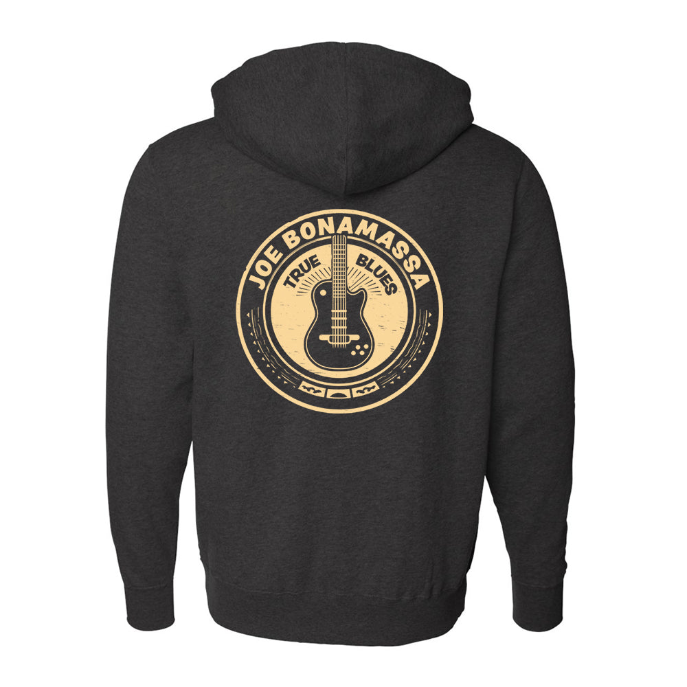 Joe Bonamassa True Blues hettegenser unisex glidelås bomull