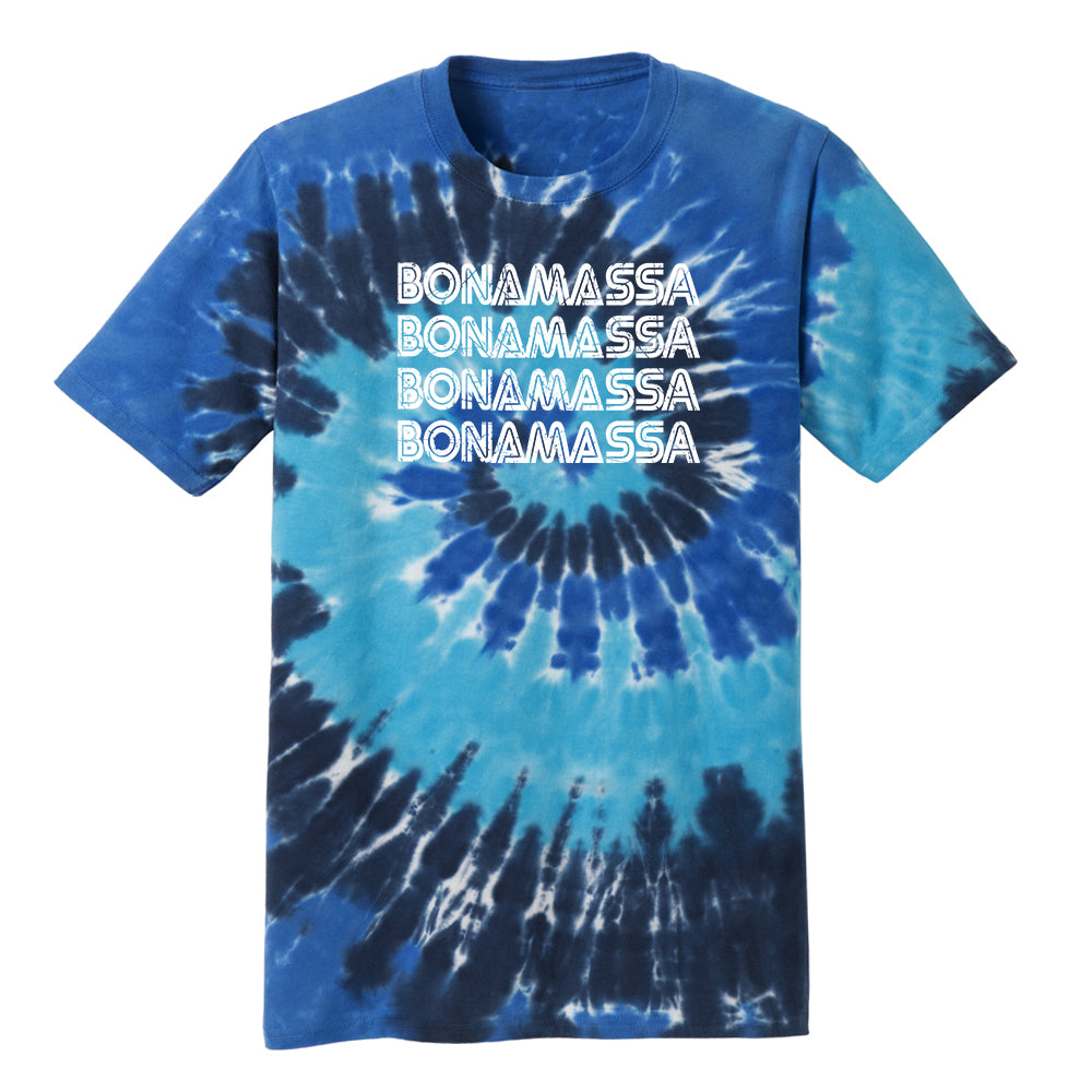 Joe Bonamassa Quadamassa t-skjorte tie dye bomull