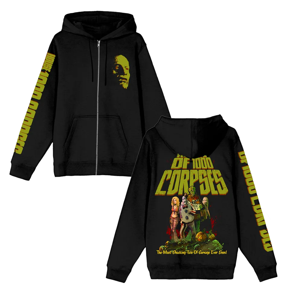 Rob Zombie Corpses & Carnage hettejakke glidelås