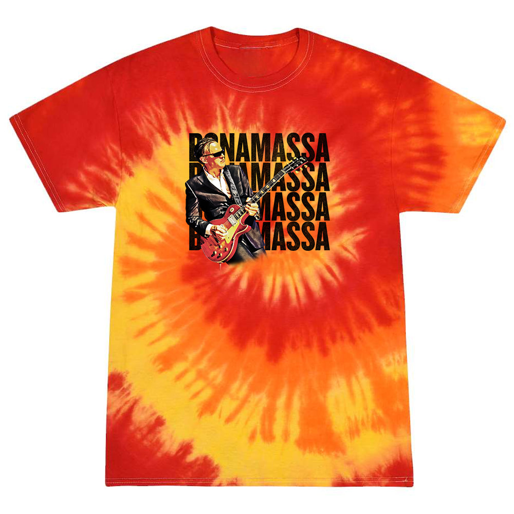 Joe Bonamassa Quadamassa 2.0 tie dye t-skjorte multi
