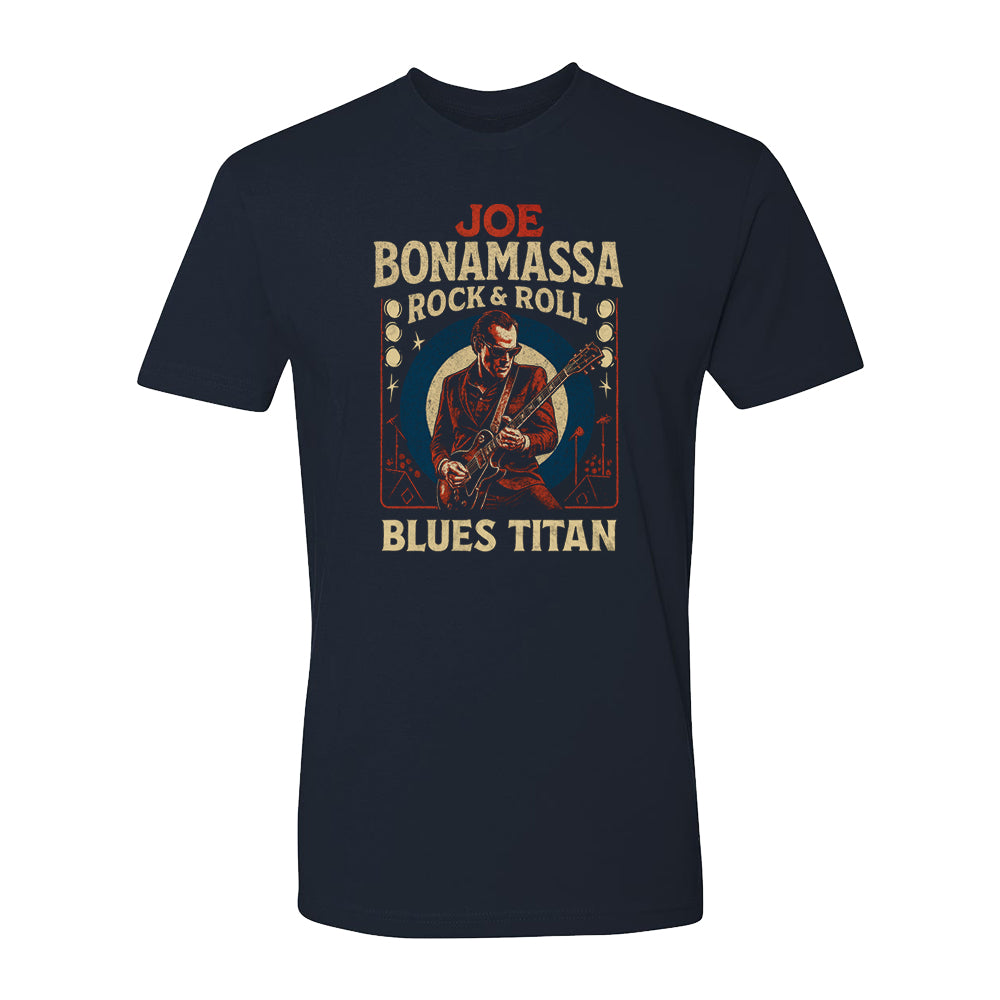 Joe Bonamassa Blues Titan Rock & Roll t-skjorte svart bomull