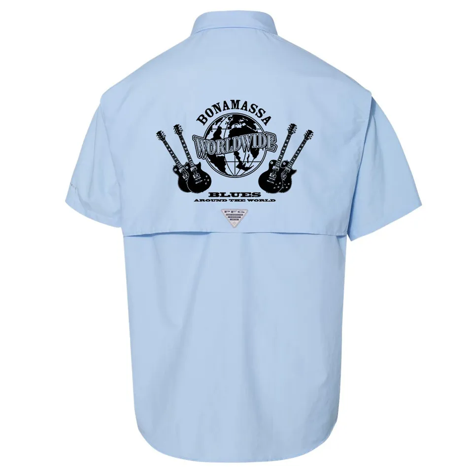 Joe Bonamassa Worldwide Blues Columbia PFG Bahama II skjorte svart