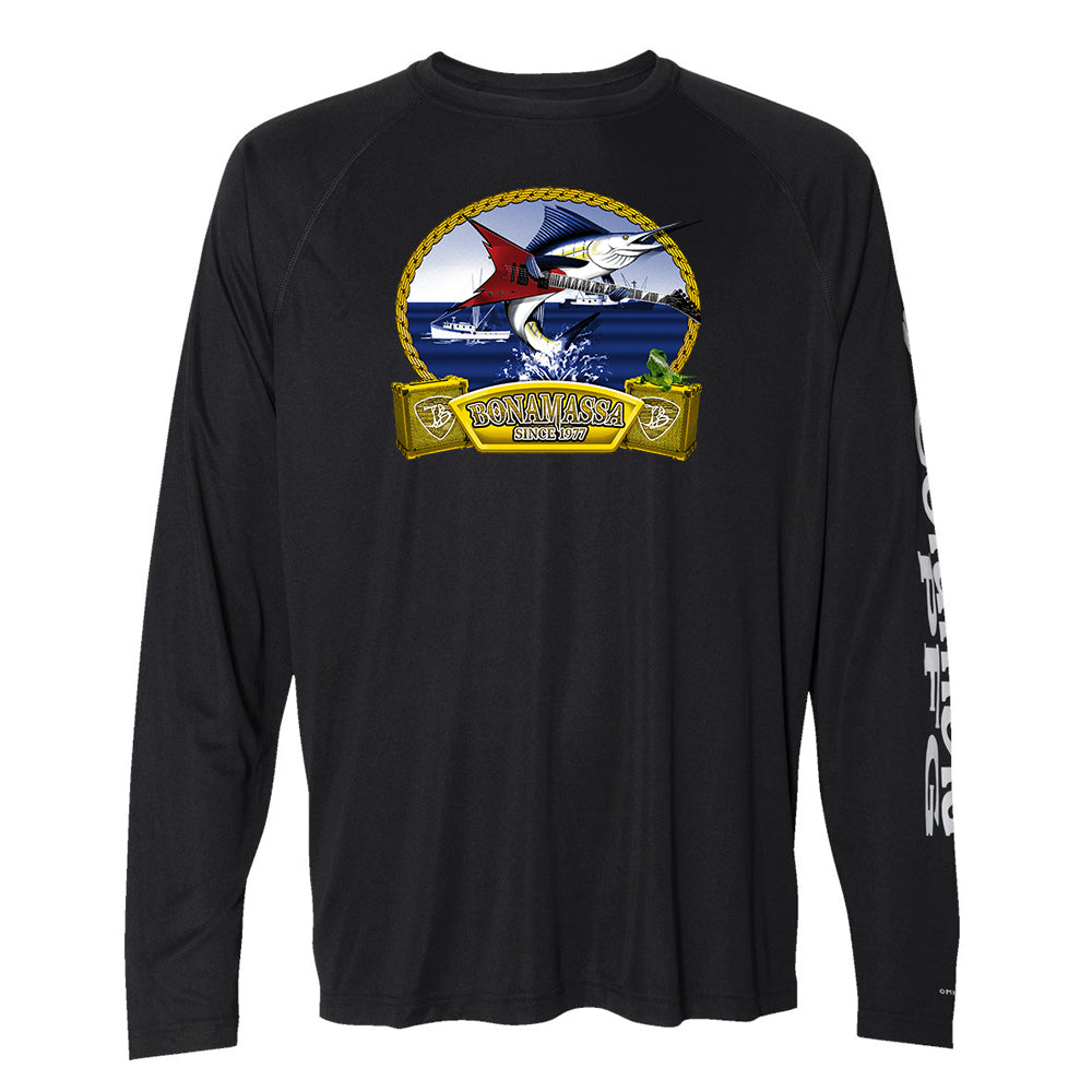 Joe Bonamassa Flying V Fish PFG Terminal Tackle langermet herre