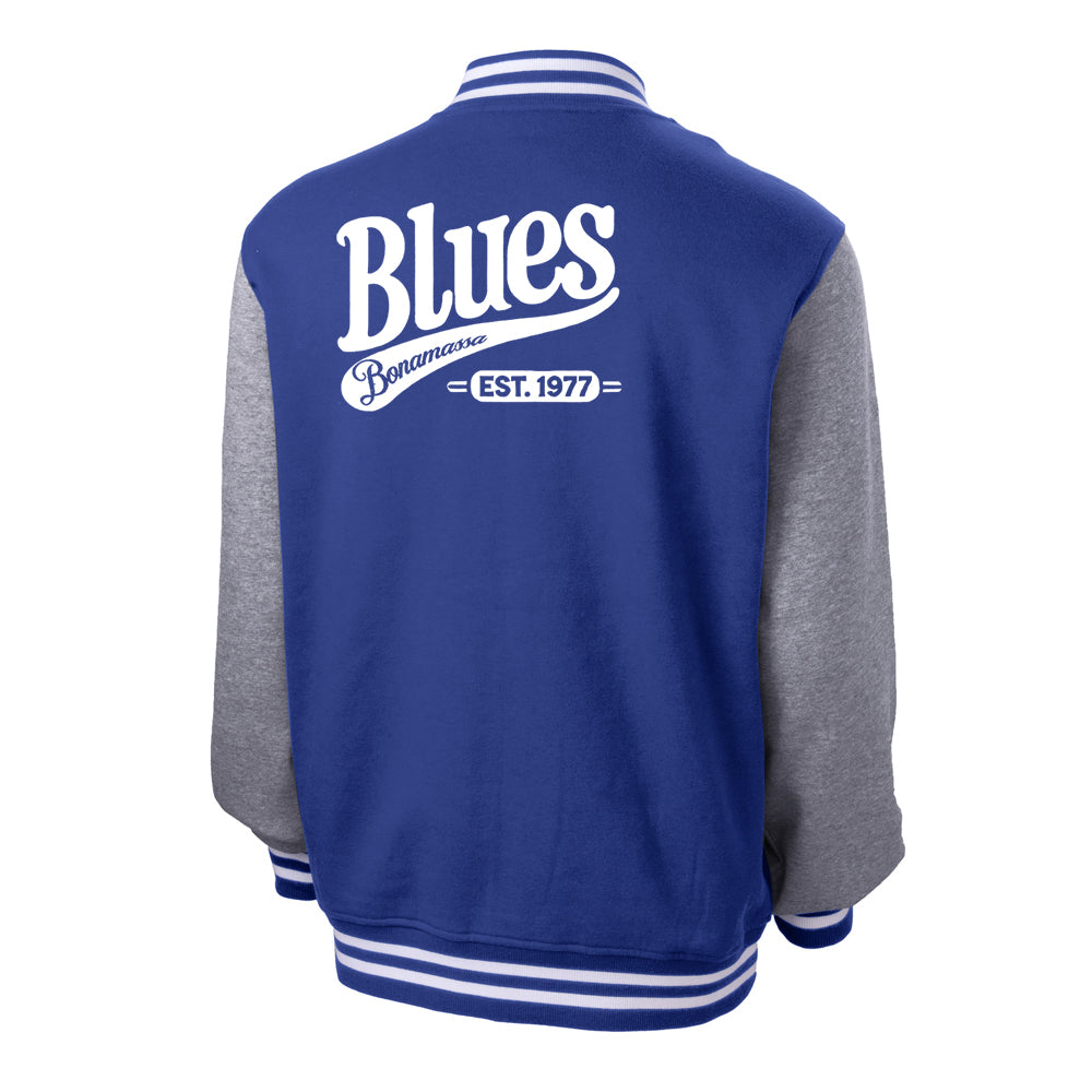 Joe Bonamassa Blues Est 1977 collegejakke unisex royal
