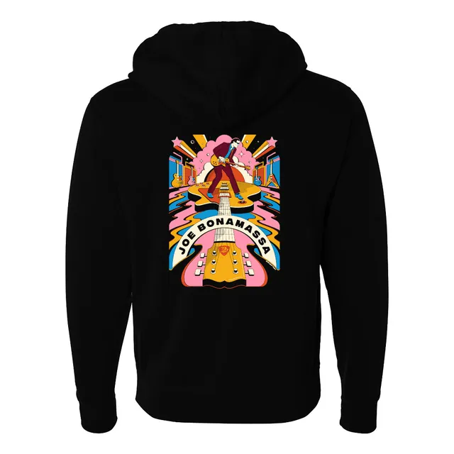 Joe Bonamassa Cosmic Groove zip-hoodie svart unisex