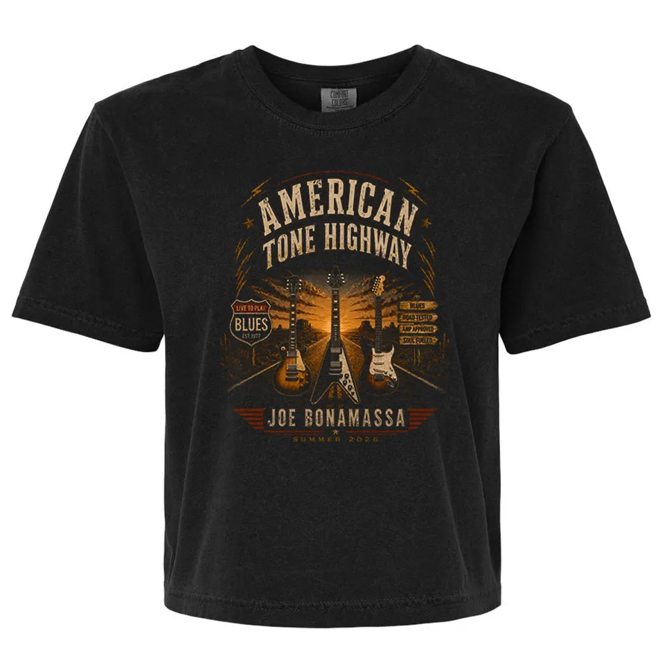 Joe Bonamassa American Tone Highway t-skjorte dame svart