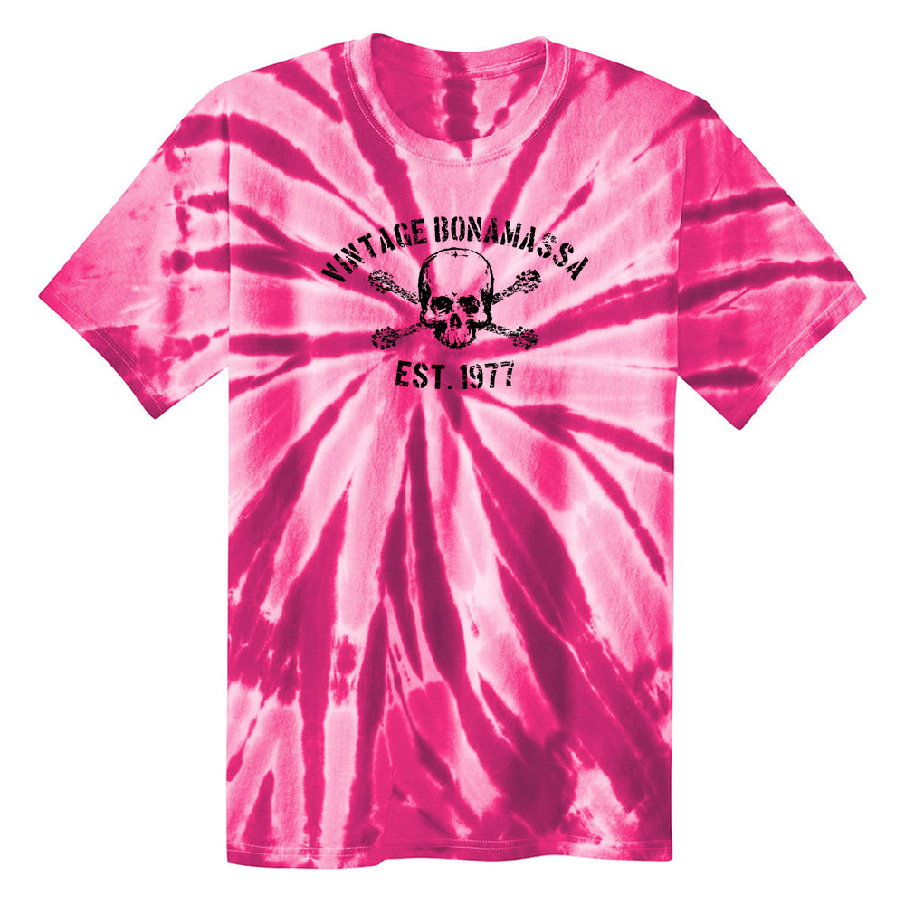 Joe Bonamassa JB Vintage Tie Dye t-skjorte royal