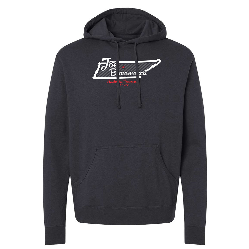 Joe Bonamassa Nerdville Tour hoodie hettegenser svart
