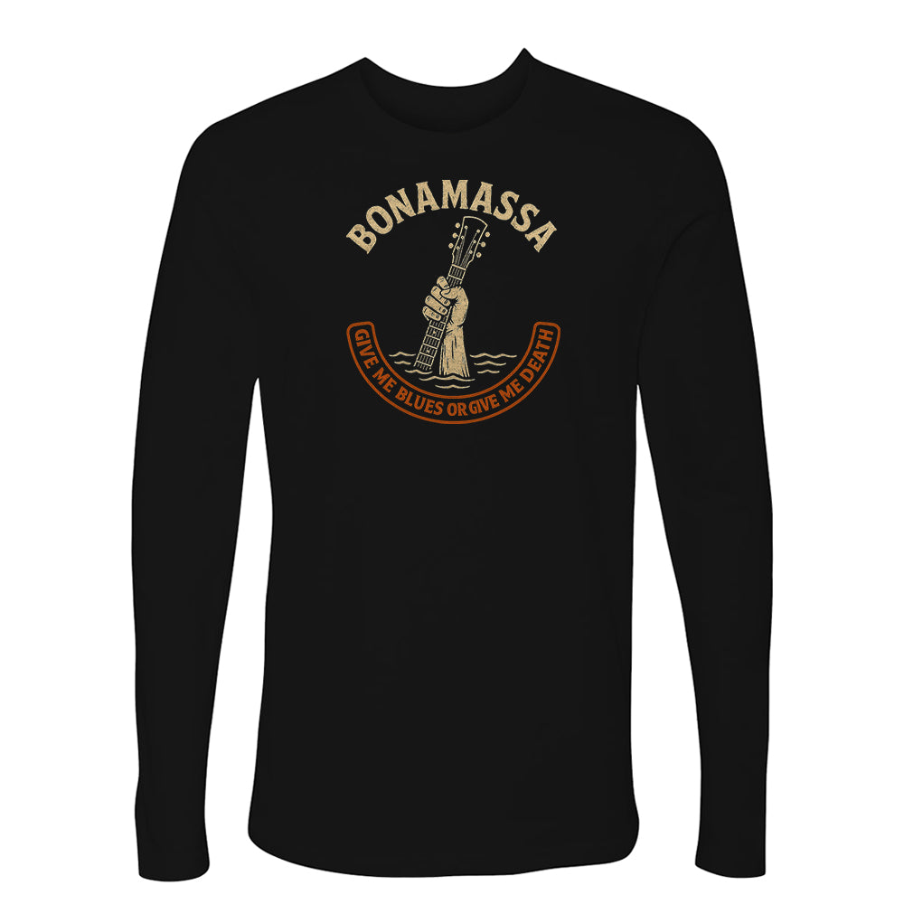 Joe Bonamassa Give Me Blues Or Give Me Death langermet t-skjorte svart