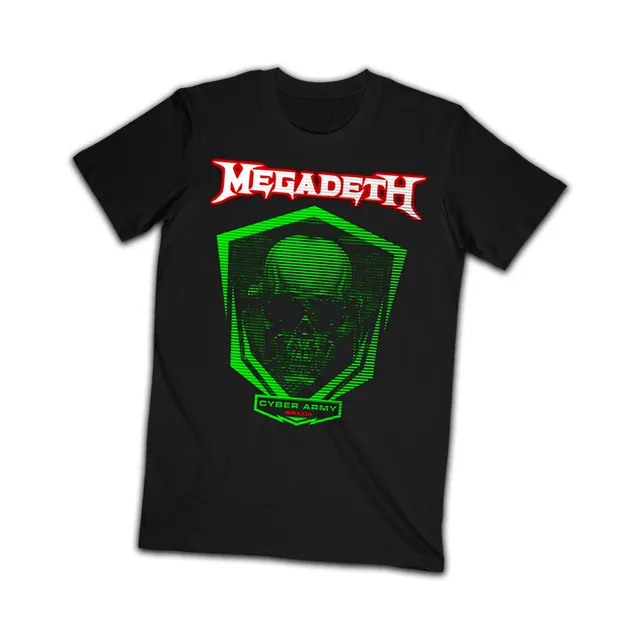 Megadeth Cyber Army 2023 Membership T-skjorte svart Vic