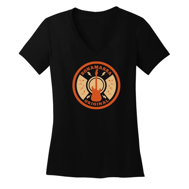 Joe Bonamassa Bonamassa Original V-neck t-skjorte dame