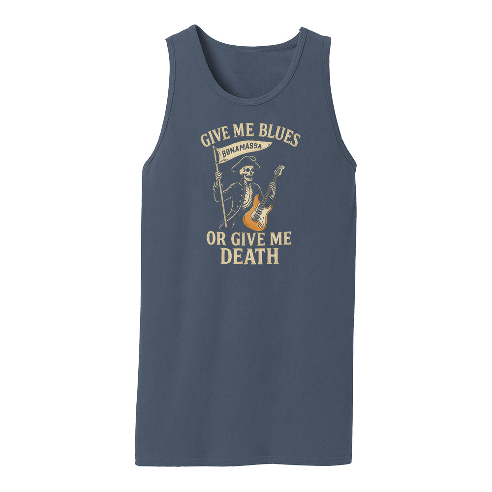 Joe Bonamassa Give Me Blues Or Give Me Death singlet denim