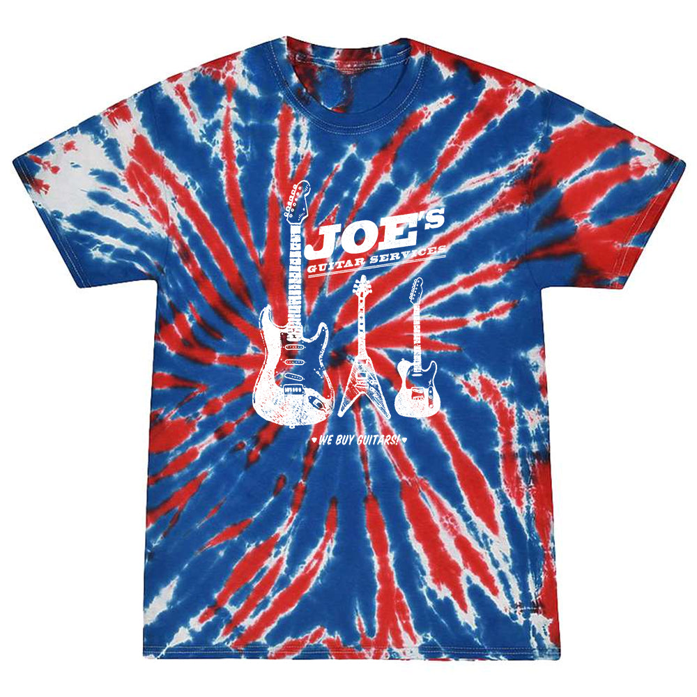 Joe Bonamassa Joe's Guitar Service t-skjorte tie-dye grønn