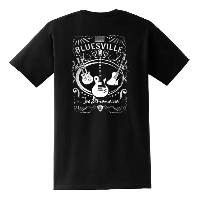 Joe Bonamassa Welcome to Bluesville pocket t-skjorte L svart