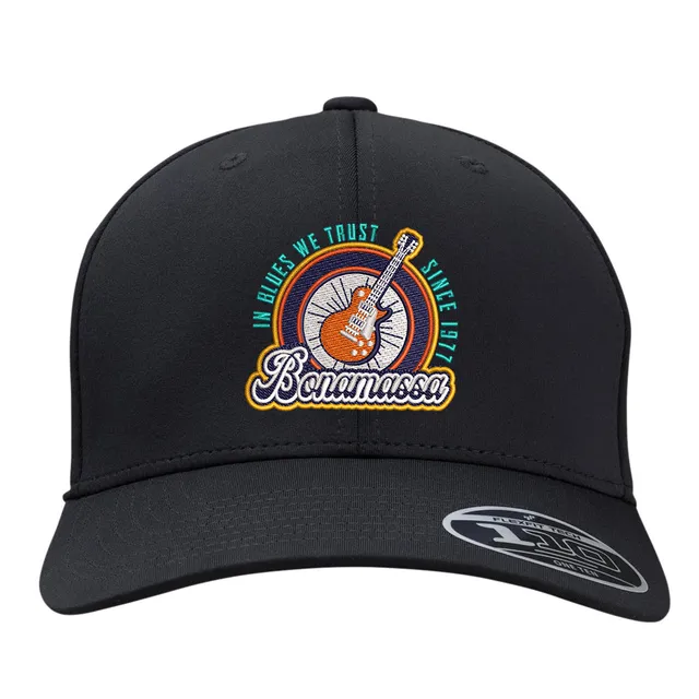 Joe Bonamassa Puma Sunburst Grylbl Cresting Caps svart justerbar