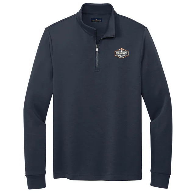 Joe Bonamassa Blues Rock Seal Brooks Brothers Double Knit 1/4 Zip Black