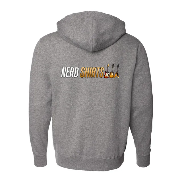 Joe Bonamassa Nerd Shirts hettegenser zip svart fleece