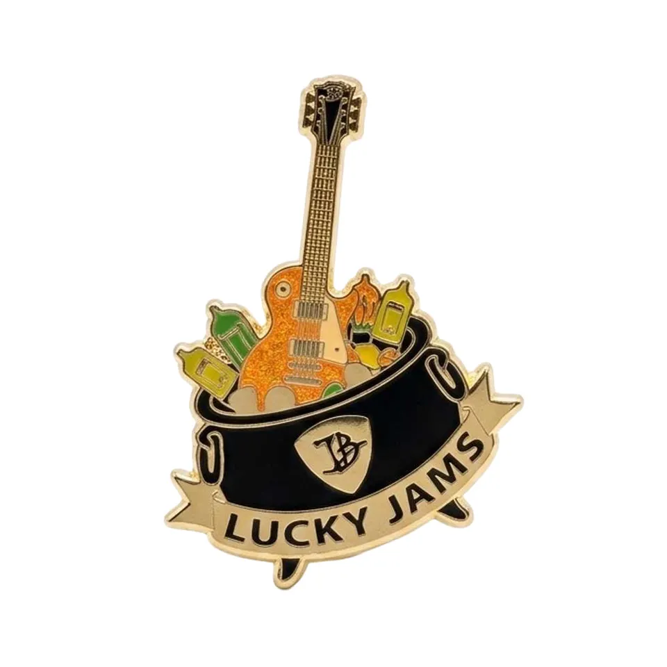 Joe Bonamassa Pot of Lucky Jams pin gull emalje