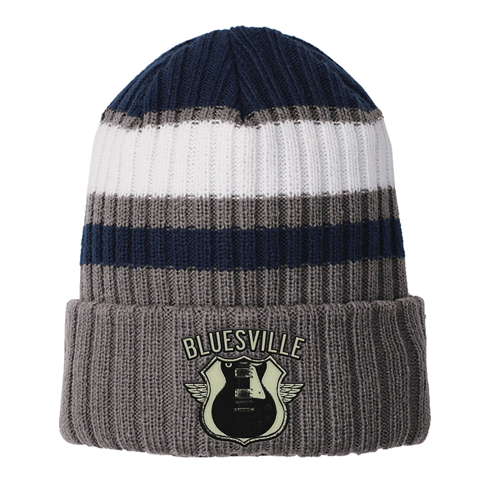 Joe Bonamassa Bluesville Ribbed Beanie lue svart akryl