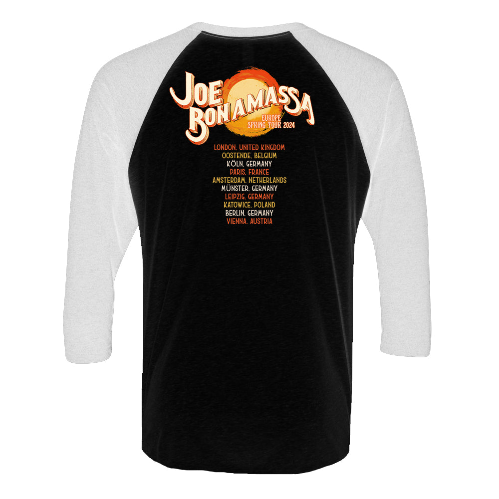 Joe Bonamassa 2024 Serenade Tour t-skjorte hvit/svart
