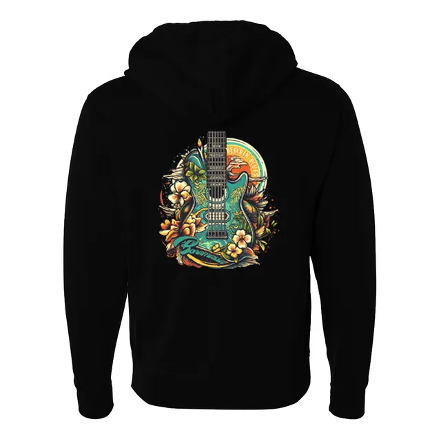 Joe Bonamassa Beachin Blues hettejakke glidelås svart slim fit