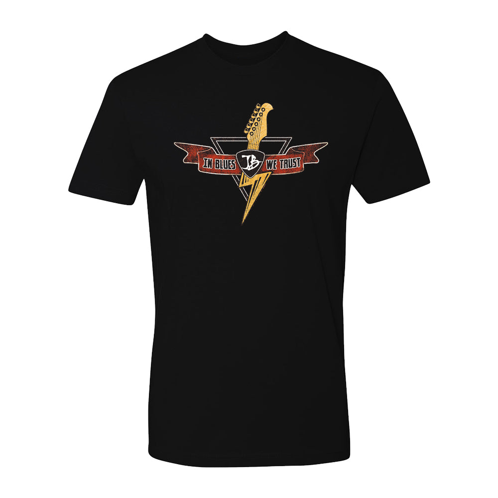 Joe Bonamassa Blues Thunderbolt T-skjorte unisex svart bomull