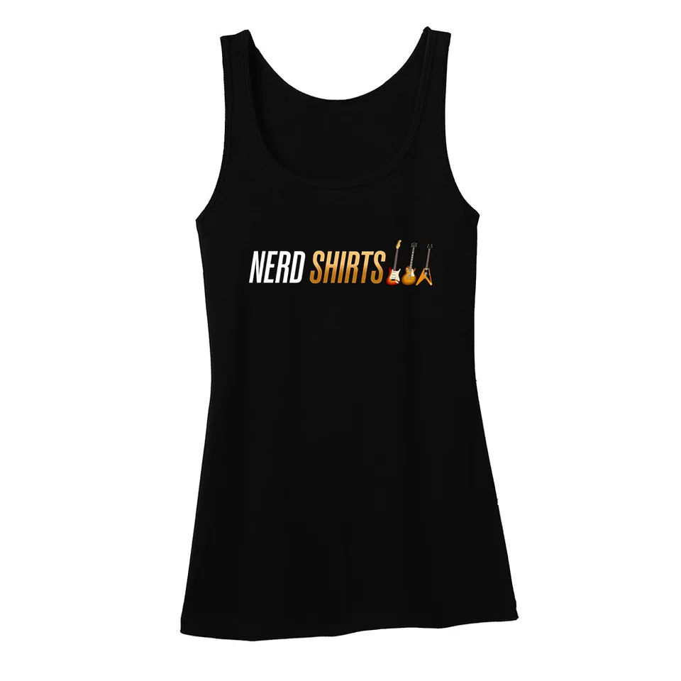 Joe Bonamassa Nerd Shirts singlet dame svart bomull