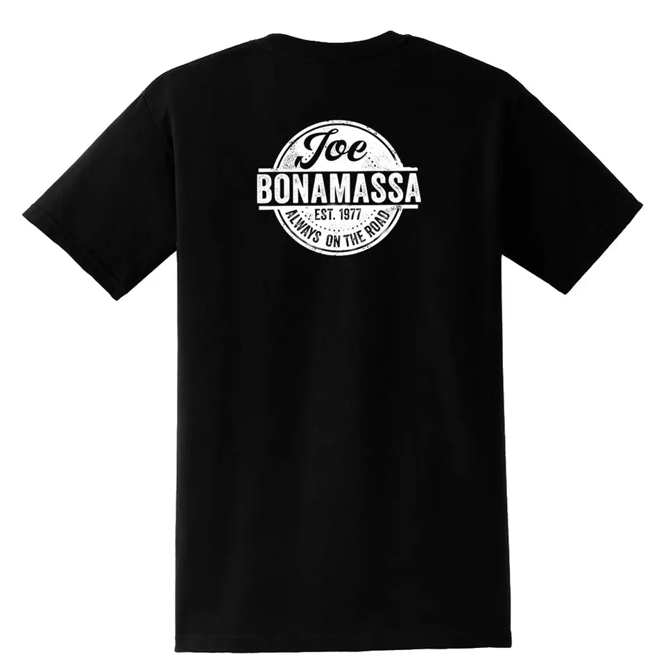 Joe Bonamassa Always On The Road Stamp T-skjorte lomme