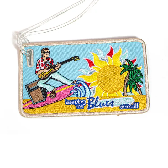Joe Bonamassa KTBA at Sea III bagasjelapp brodert