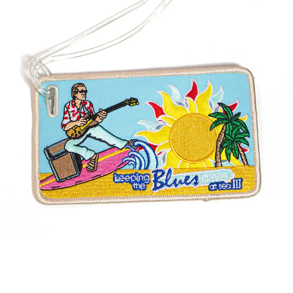 Joe Bonamassa KTBA at Sea III bagasjelapp brodert