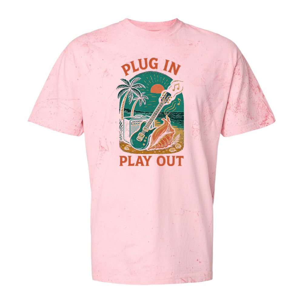 Joe Bonamassa Plug In Play Out Blast T-skjorte garment-dyed