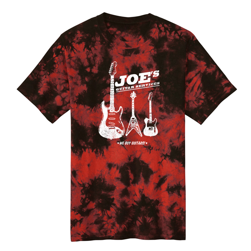 Joe Bonamassa Joe's Guitar Service Crystal Tie Dye T-skjorte lilla bomull
