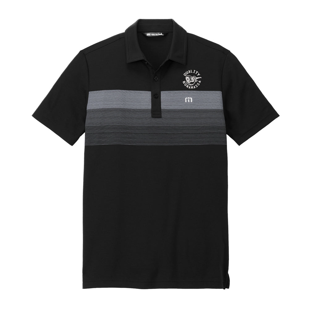 Joe Bonamassa Quality Blues polo Coastal Stripe svart herre
