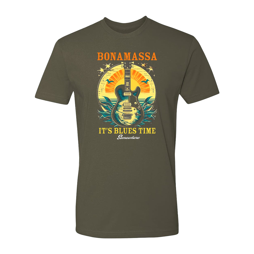 Joe Bonamassa It’s Blues Time Somewhere t-skjorte unisex bomull
