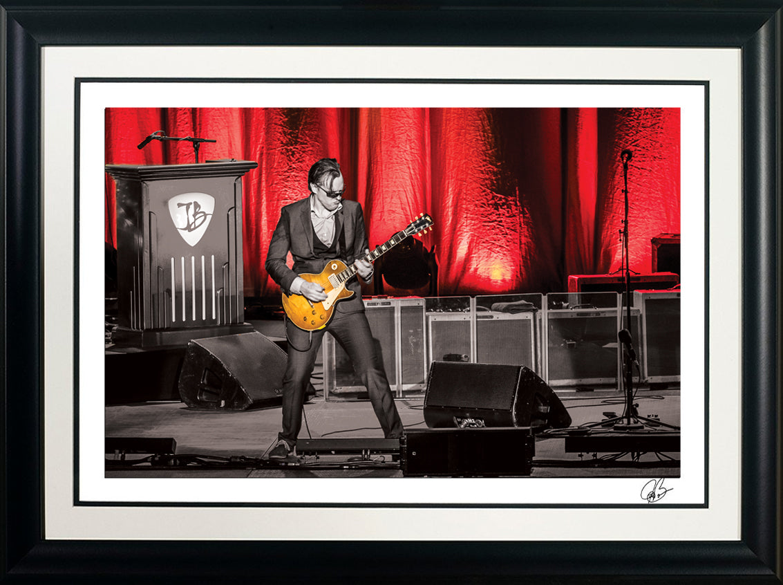 Joe Bonamassa Red House litografi #29 signert innrammet