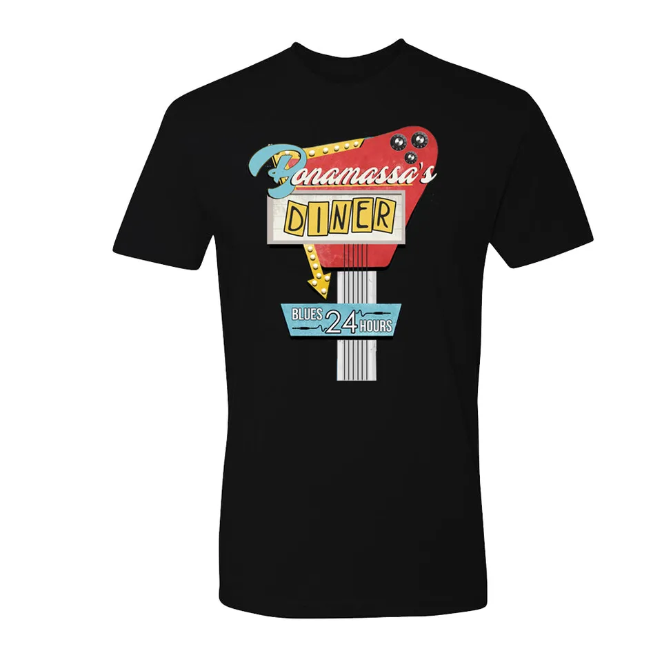 Joe Bonamassa Bonamassa's Diner t-skjorte unisex svart bomull