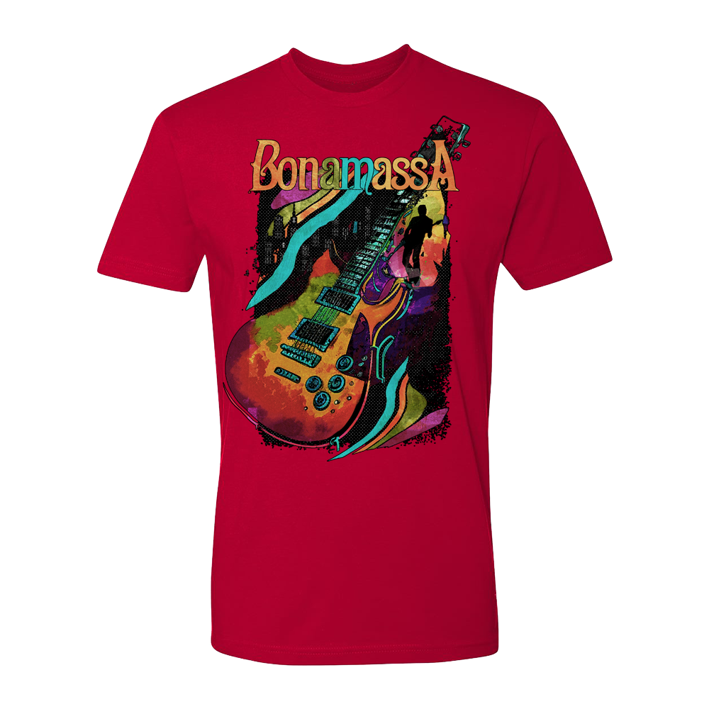 Joe Bonamassa City Blues Fresco t-skjorte svart bomull