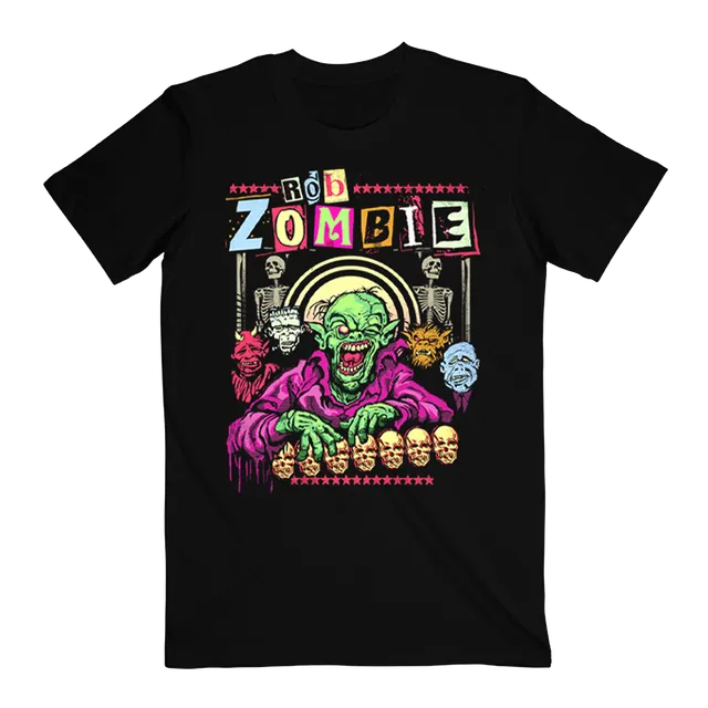 Rob Zombie All My Monsters t-skjorte unisex bomull