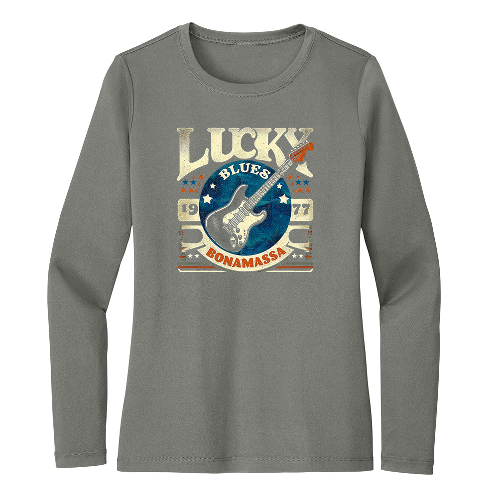 Joe Bonamassa Lucky Blues UV Pro langermet trøye svart dame