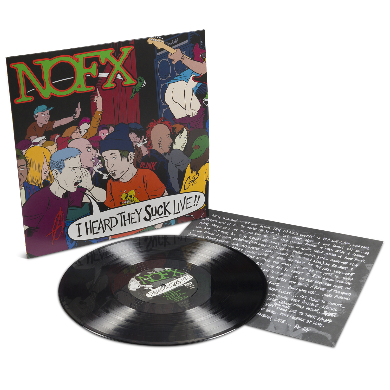 NOFX I Heard They Suck Live vinyl LP liveplate
