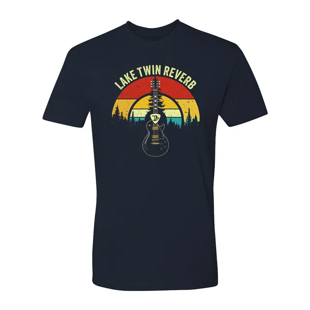 Joe Bonamassa Lake Twin Reverb t-skjorte unisex svart bomull