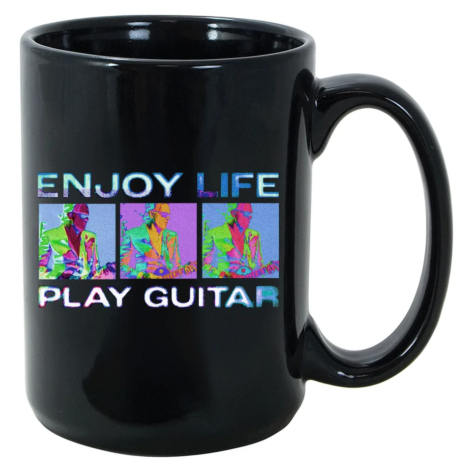 Joe Bonamassa Enjoy Life Play Guitar retro krus 11oz
