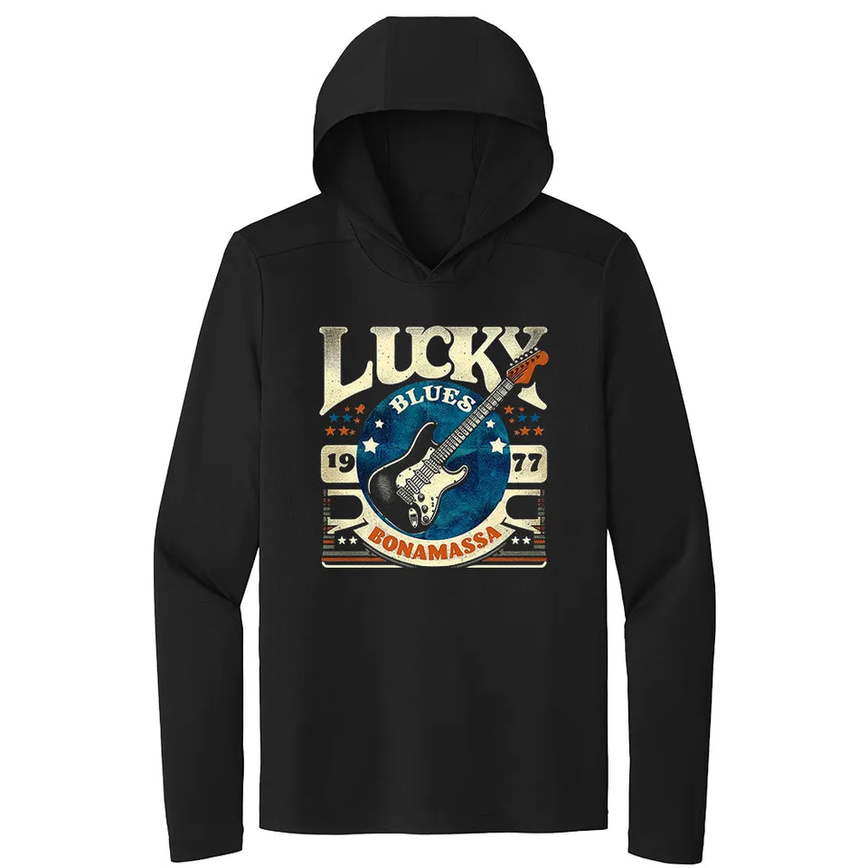 Joe Bonamassa Lucky Blues hettegenser svart UV 50 unisex