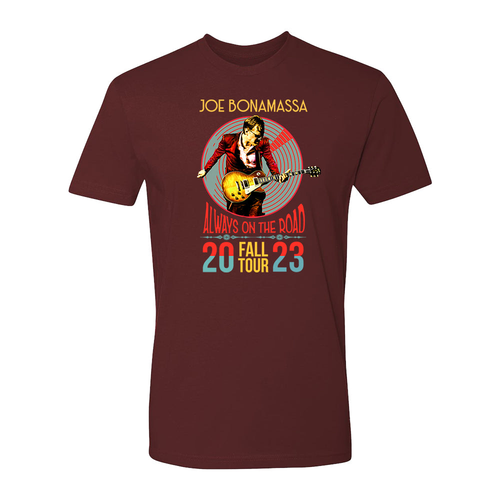 Joe Bonamassa U.S. Fall Tour 2023 t-skjorte unisex svart