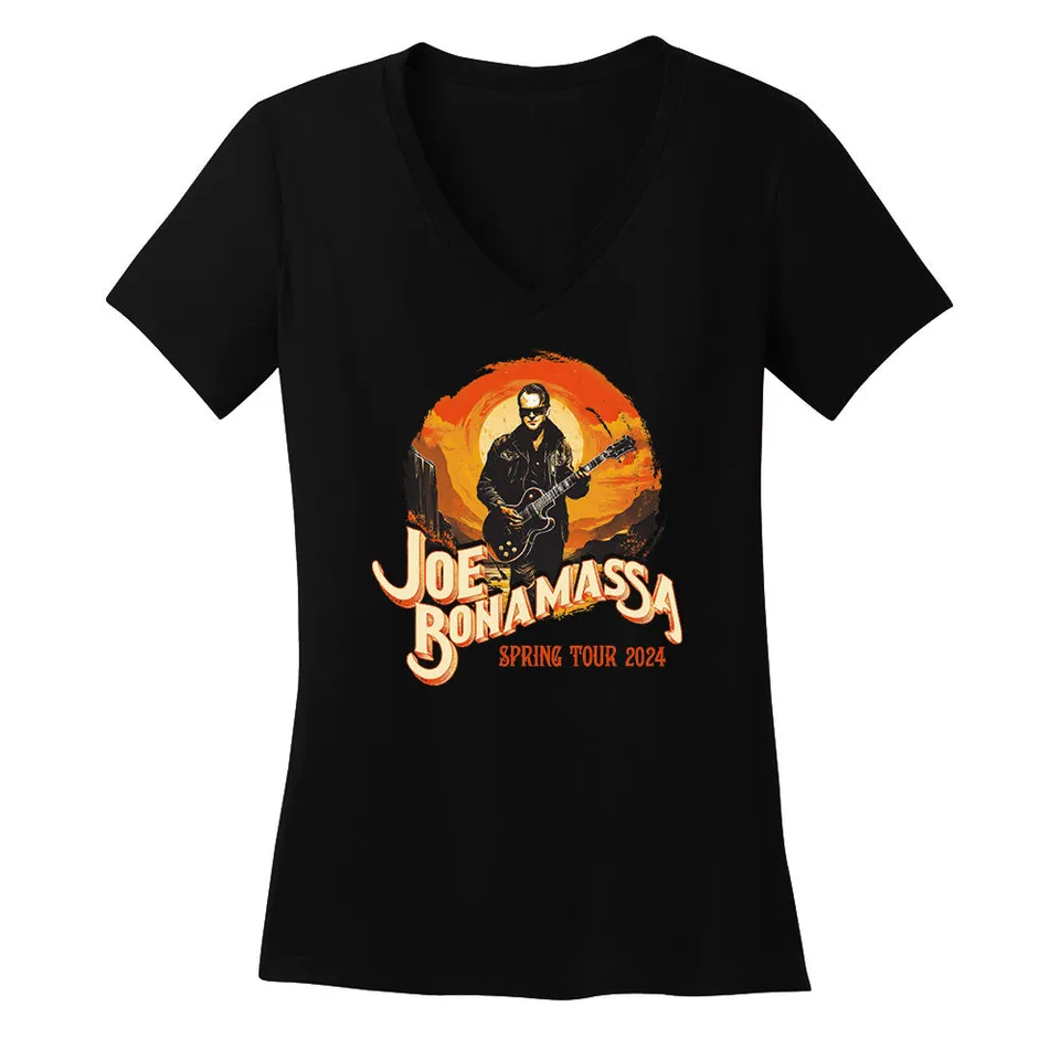 Joe Bonamassa 2024 U.S. Spring Tour Serenade V-Neck t-skjorte