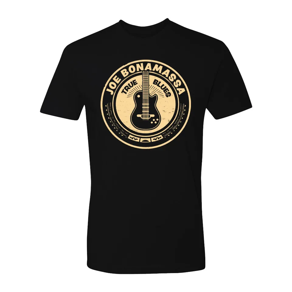Joe Bonamassa True Blues t-skjorte unisex svart bomull