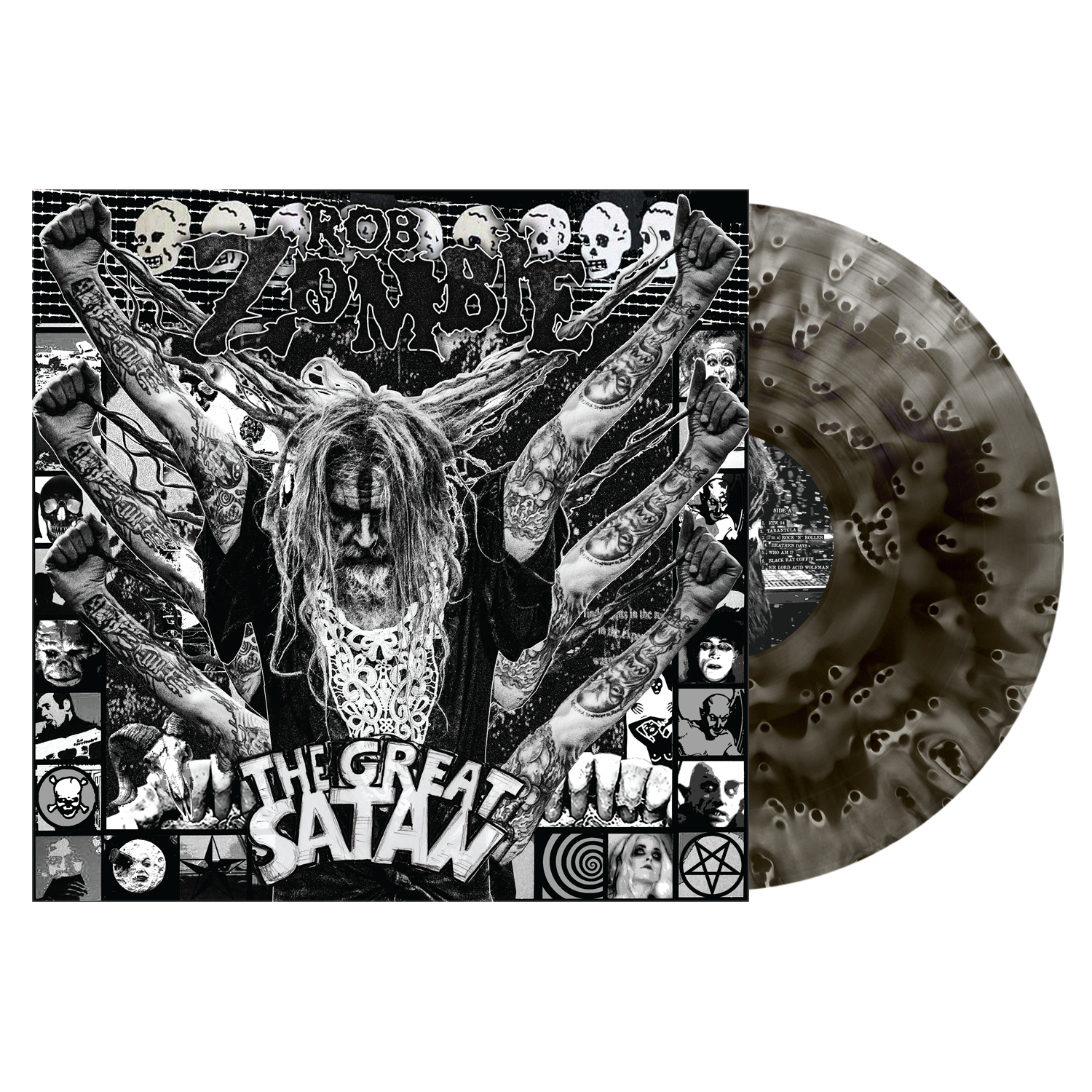 Rob Zombie The Great Satan vinyl LP ghostly black