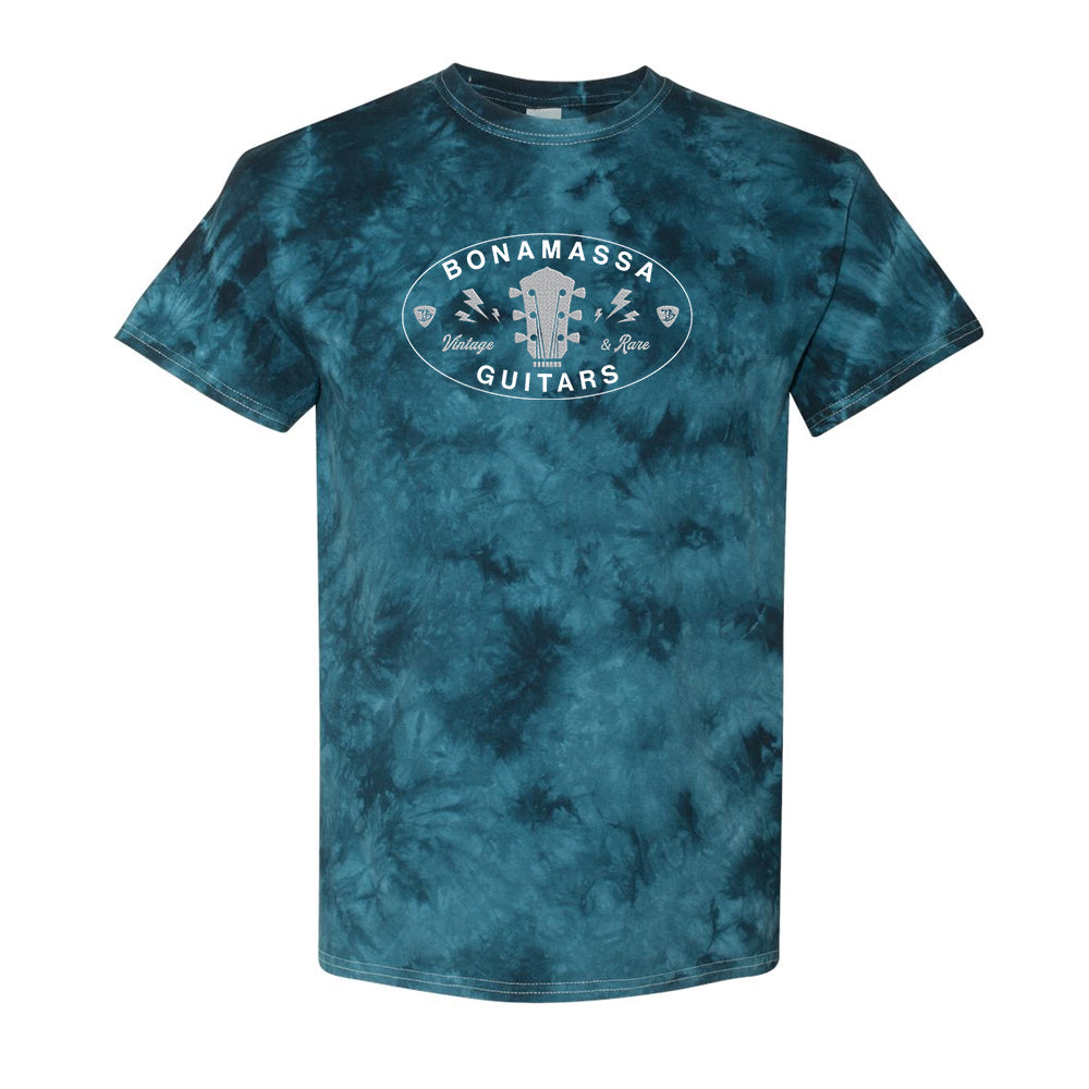 Joe Bonamassa Oval Logo Crystal Tie Dye t-skjorte unisex bomull