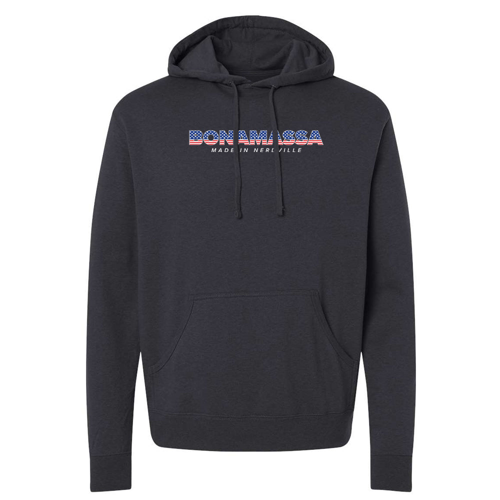 Joe Bonamassa Made In Nerdville USA Tour hoodie svart