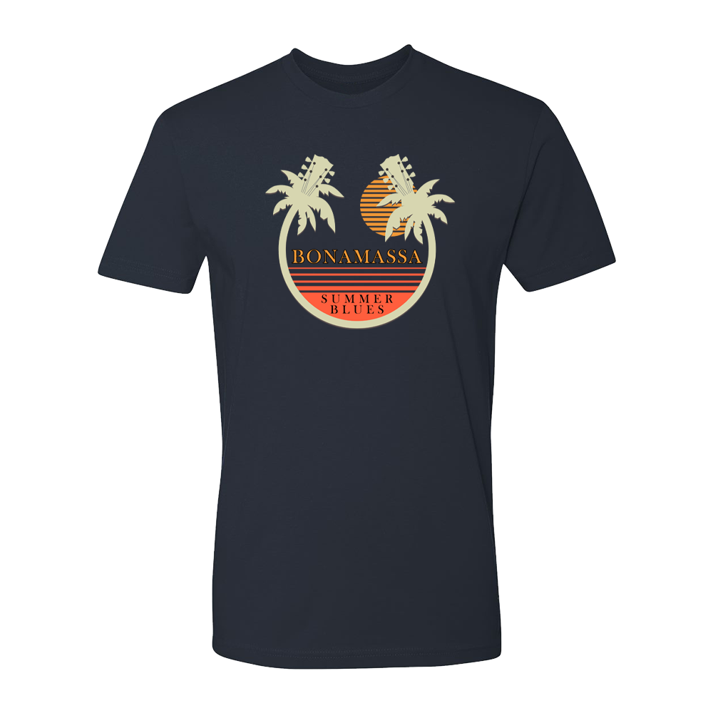 Joe Bonamassa Summer Palms t-skjorte unisex bomull